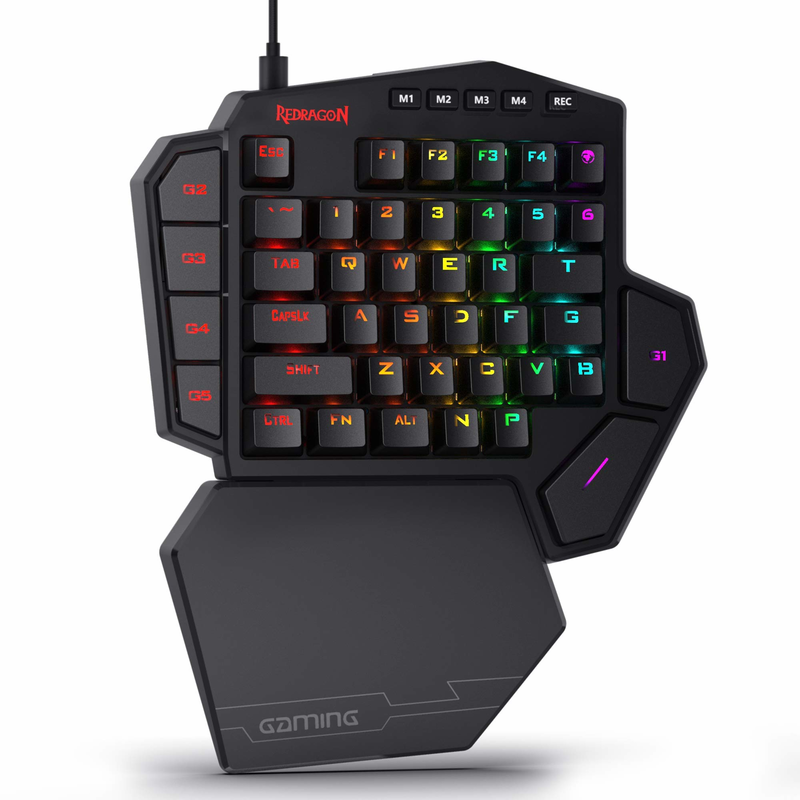 Gaming Keyboard Half - Redragon K585 DITI Одноручная механическая игровая