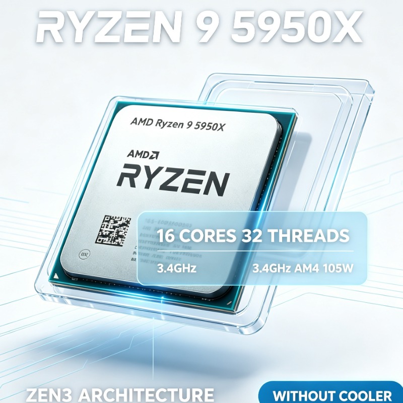 Amd Cpu Ryzen 9 - Процессор AMD Ryzen 9 5950X, 16