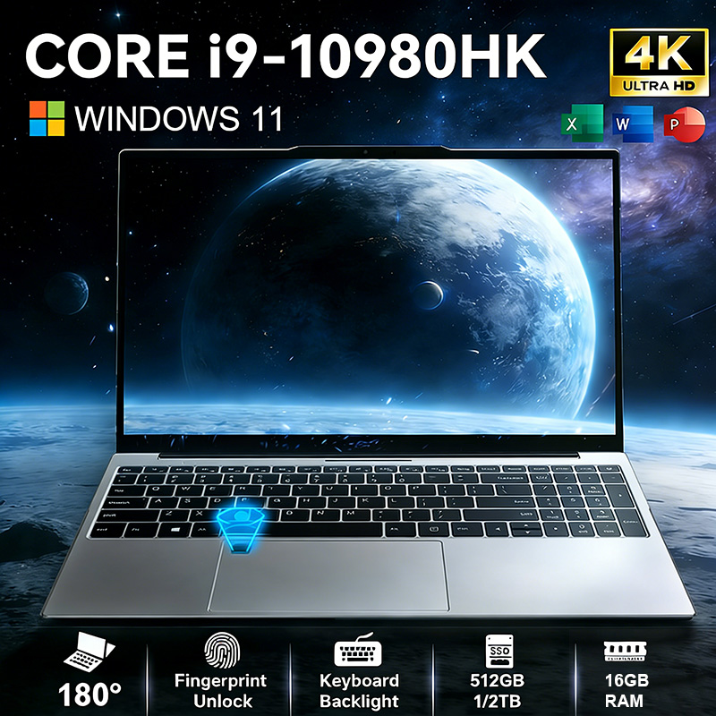 Gaming Keyboard 2026 - Игровой ноутбук 2026 года, 15.6 дюймов,