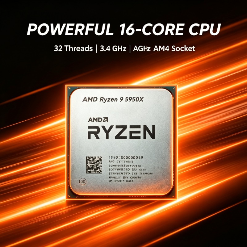 Amd Cpu Ryzen 9 - Ryzen 9 5950X 16-ядерный высокопроизводительный процессор