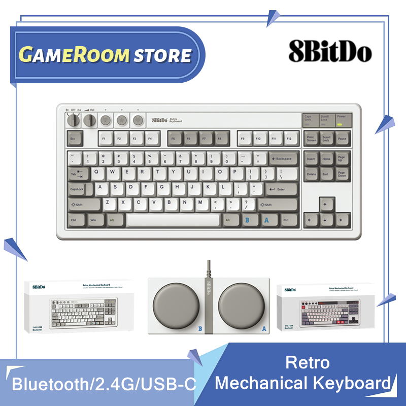 Gaming Keyboard Hot Swappable - Механическая клавиатура в стиле ретро 8