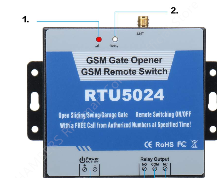 Switch Opener Tool - RTU5024 GSM реле открывания ворот дистанционное