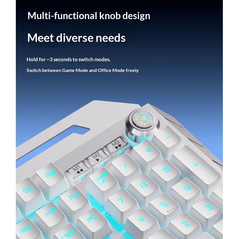 Беспроводной игровой комплект  – обзор и цена Gaming Keyboard Blue Switches