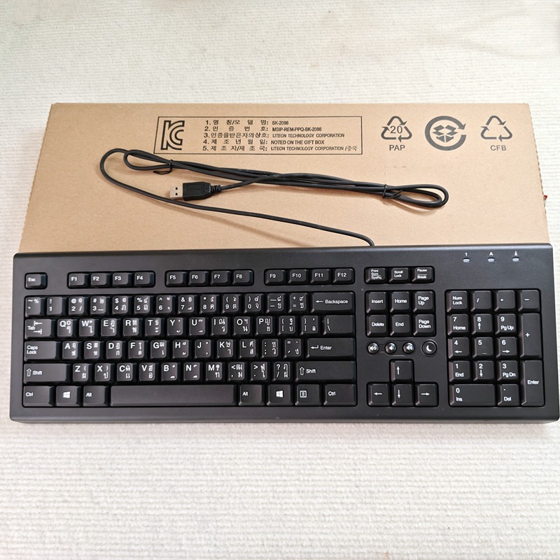 Проводная USB-клавиатура с тай – обзор и цена Gaming Keyboard Blue Switches