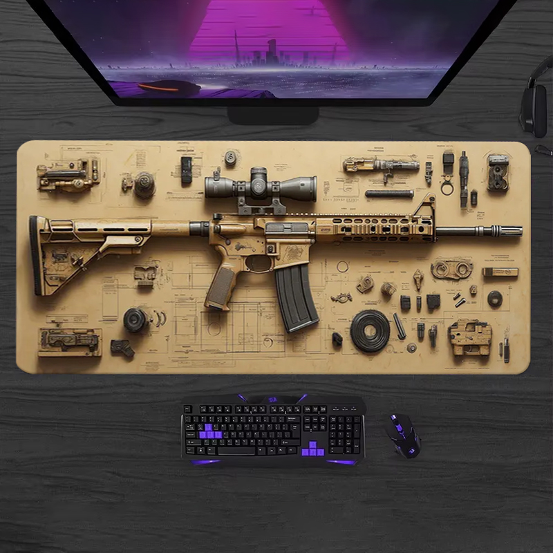 Мягкий игровой коврик для мыши – обзор и цена Gaming Keyboard Mouse