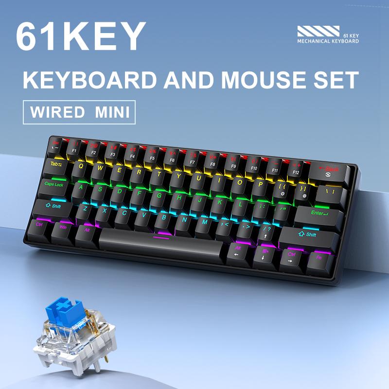 Мини-механическая клавиатура A – обзор и цена Gaming Keyboard Hot Swappable