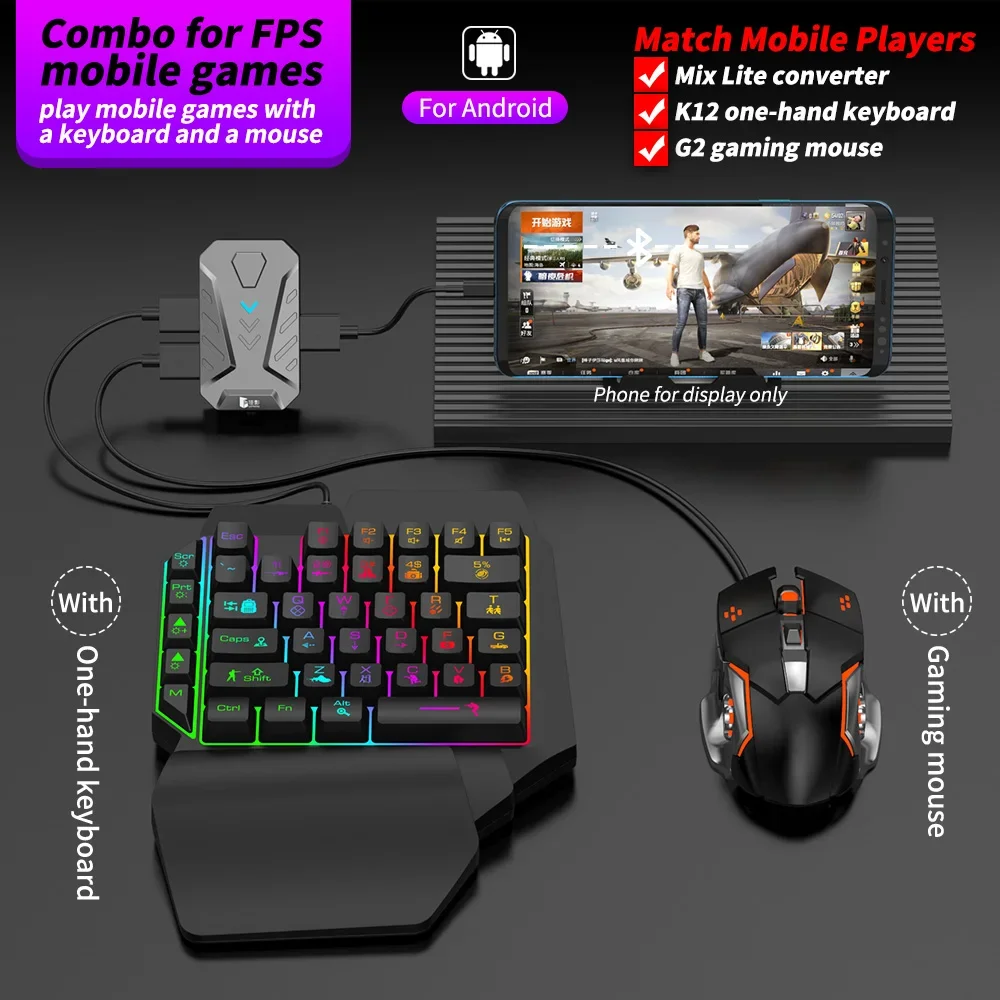 В наличии: геймпад Mixlite для – обзор и цена Gaming Keyboard And Mouse Mobile