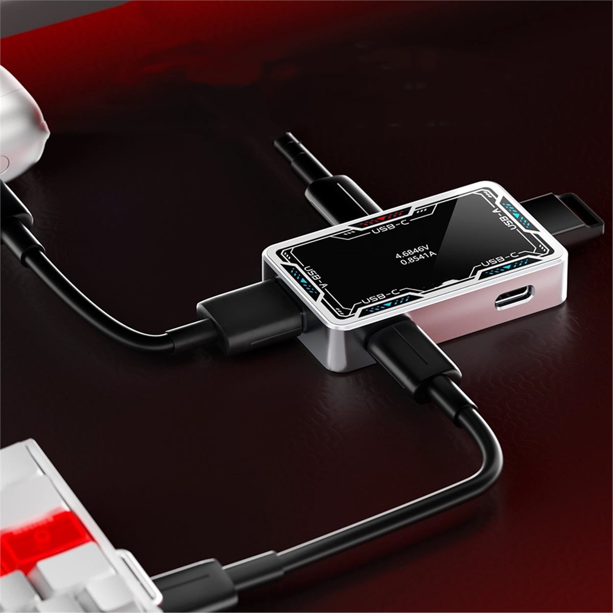 Игровой USB-хаб A85P с поддерж – обзор и цена Gaming Keyboard Splitter