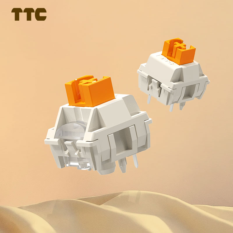 TTC Flame Orange Линейный пере – обзор и цена Gaming Keyboard Hot Swappable