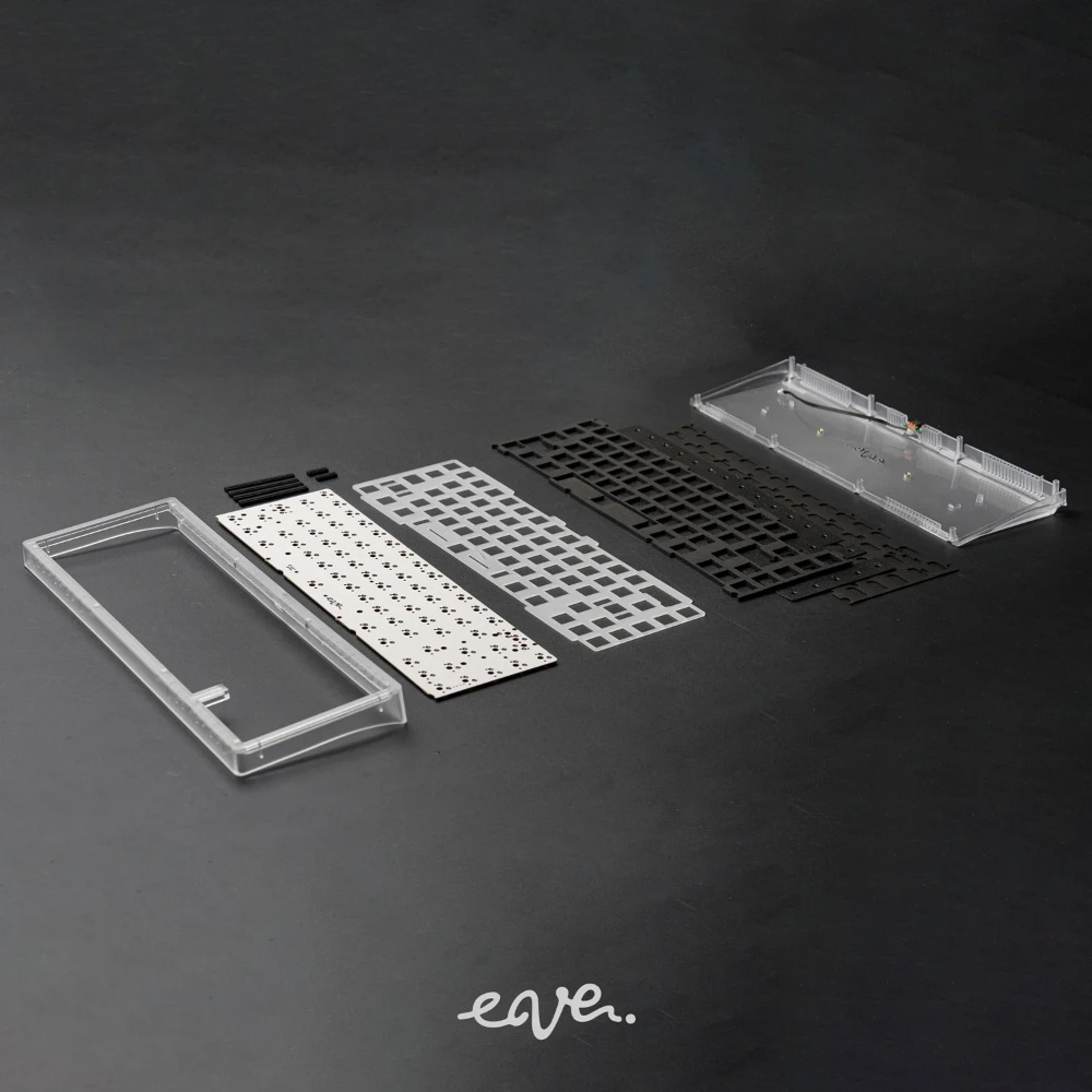 Swagkeys EAVE65 комплект механ – обзор и цена Keyboard Gaming Transparent