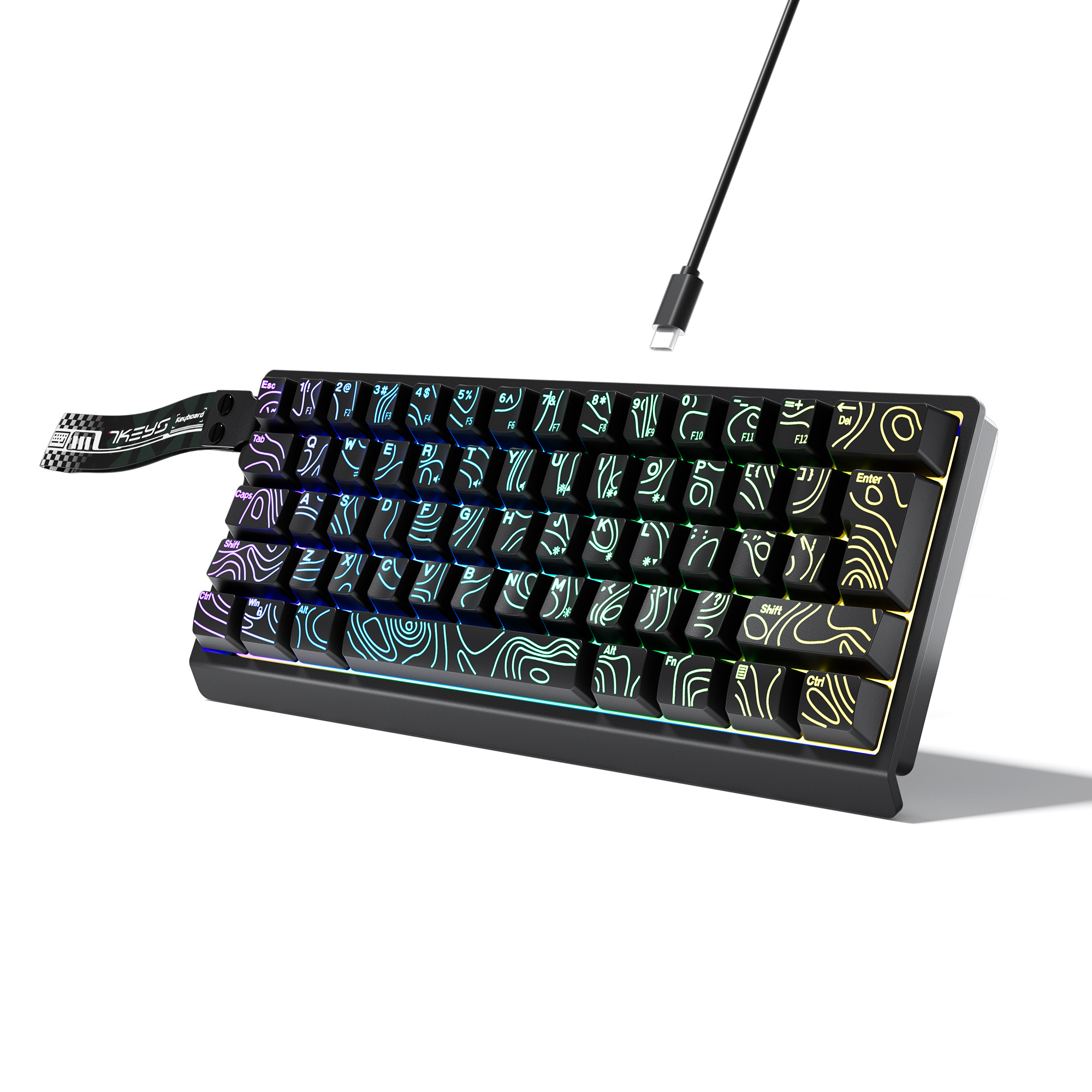 Компактная проводная клавиатур – обзор и цена Gaming Keyboard Blue Switches
