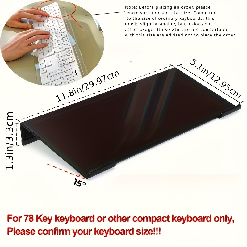 Акриловая подставка для клавиа – обзор и цена Keyboard Gaming Transparent