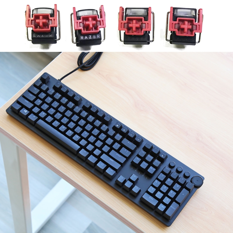 4 шт. V2 Slient Liner красные  – обзор и цена Gaming Keyboard Hot Swappable