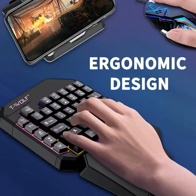 Комплект FocusOnPC TF900 2-в-1 – обзор и цена Gaming Keyboard And Mouse Mobile