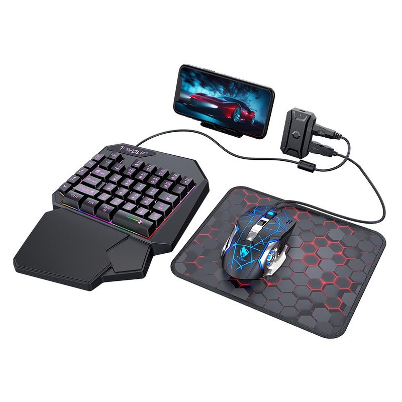 Игровой набор T-Wolf Tf950 5 в – обзор и цена Gaming Keyboard Half