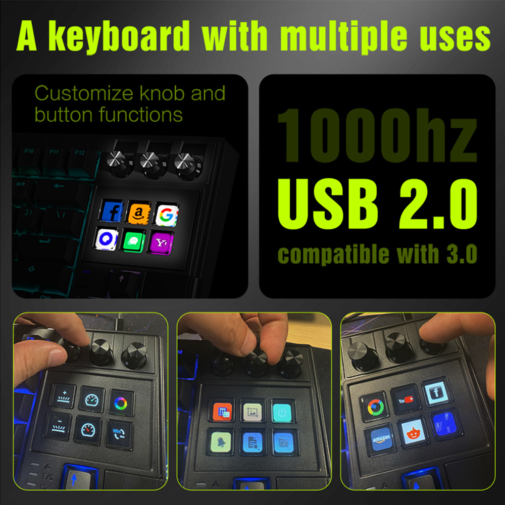 MRSVI K1 PRO Visual LCD AI Кла – обзор и цена Gaming Keyboard Hot Swappable