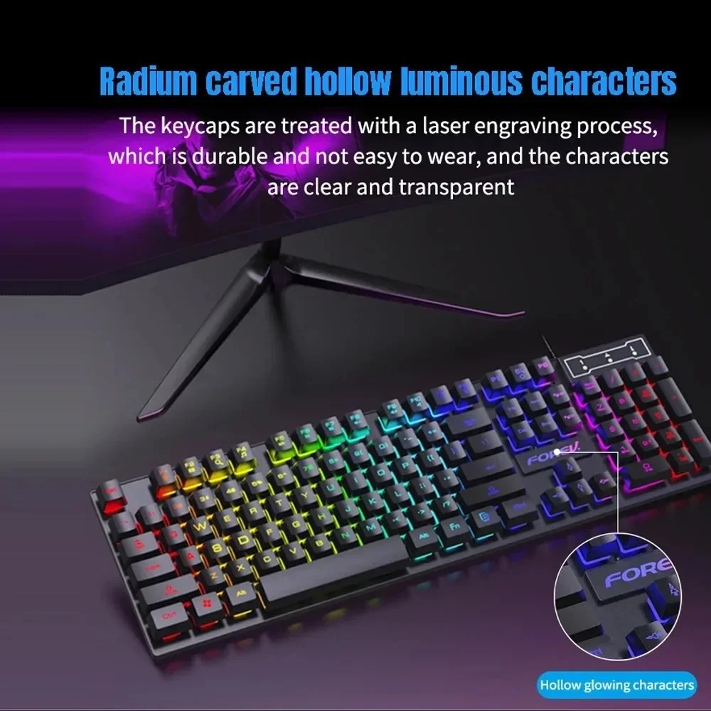 Механическая клавиатура Kebidu – обзор и цена Gaming Keyboard Half