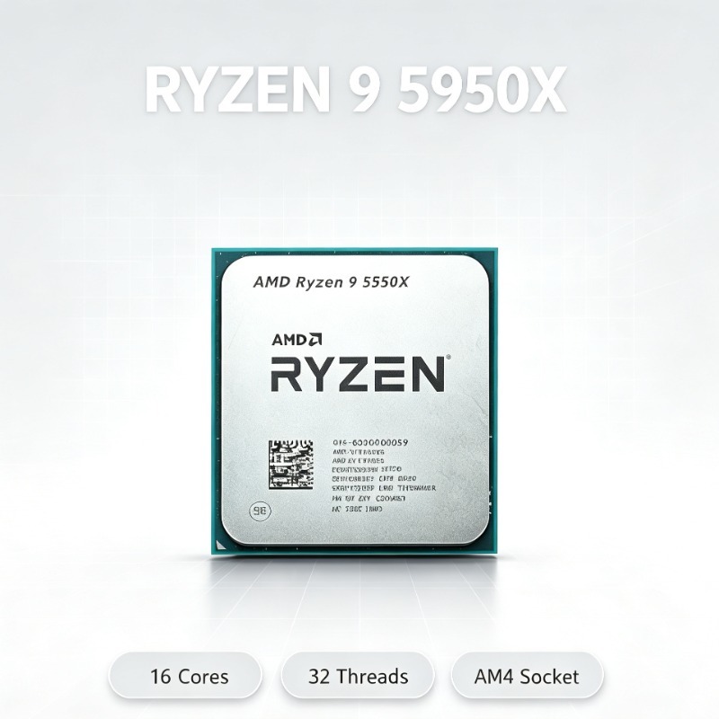 Процессор AM4 AMD Ryzen 9 5950 – обзор и цена Amd Cpu Ryzen 9